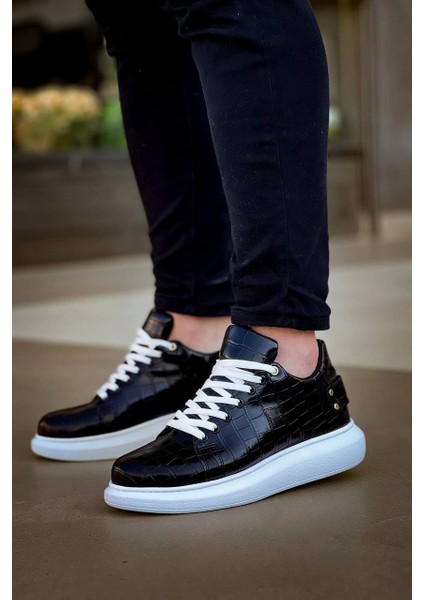 KB047 Kuback Siyah Crocodile Günlük Erkek Ayakkabı fiyatları