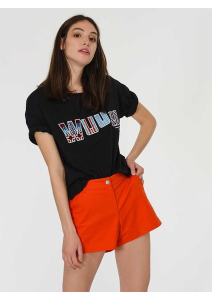 Cep Detaylı Mini Mercan Rengi Şort Mercan Y1912614_030 fiyatları
