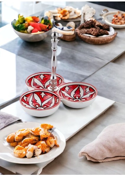 Corallo Çerezlik 3 Bölmeli 19X19X19 cm