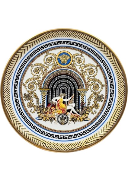 Altın Varaklı Barok Desenli 6'lı Pasta Tabağı fiyatları