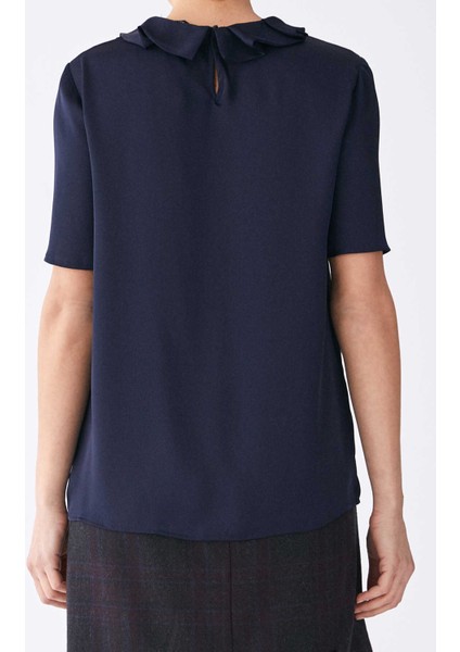 Fırfır Detaylı Bluz Lacivert K1913305_015 indirimleri