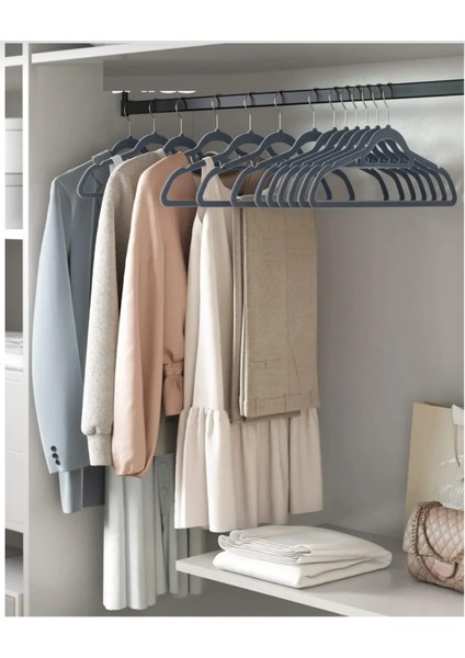 Kadife Elbise Askısı 20'li