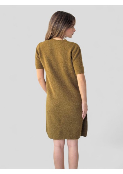 Triko Elbise Kadın Tütün Rengi indirimleri