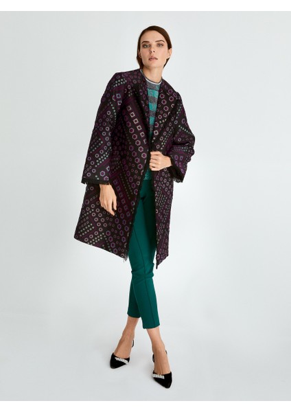 Püskül Detaylı Renk Desenli Kap Standart Renk K2016312_089 fiyatları