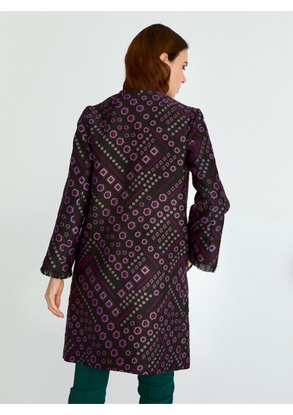 Püskül Detaylı Renk Desenli Kap Standart Renk K2016312_089 modelleri