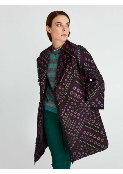 Püskül Detaylı Renk Desenli Kap Standart Renk K2016312_089 fırsatları