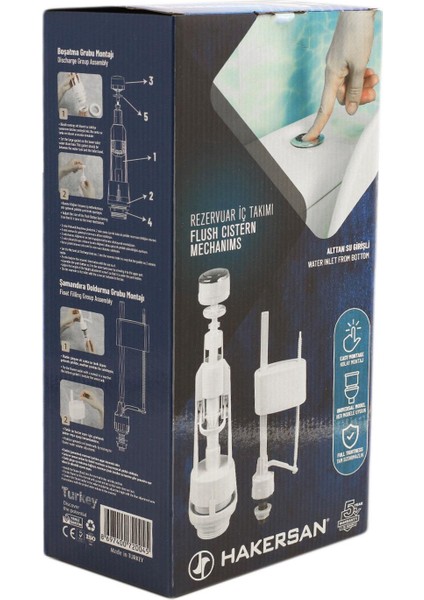 Rezervuar Iç Takım Basmalı Klozet Sifon Iç Takımı modelleri