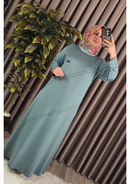 Kadın Tesettür Giyim Büyük Beden Kristal Spor Elbise fiyatları