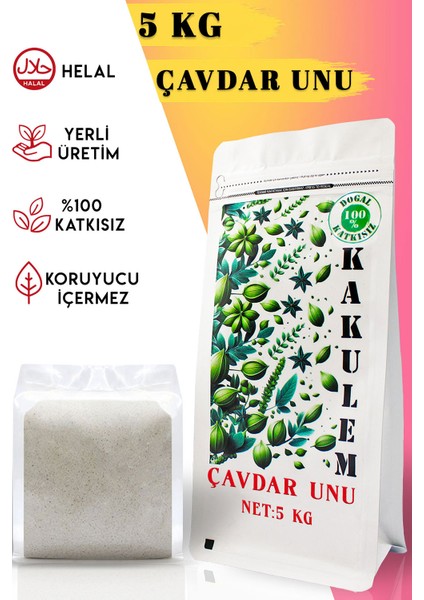 Sertifikalı Çavdar Unu 5 kg Doğal %100 Katkısız