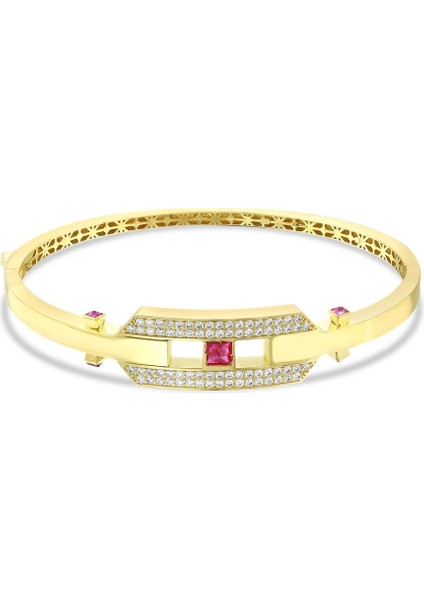 Tasarım Altın Kelepçe - 14K