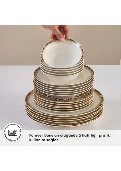 Forever Bone Miriam 24 Parça 6 Kişilik Yemek Takımı