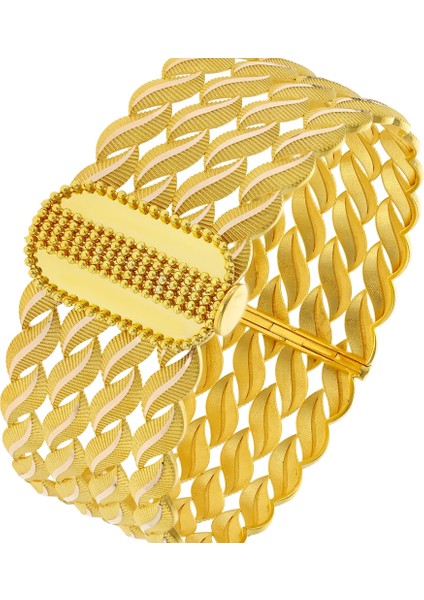 Altın Kelepçe Bilezik - 14K