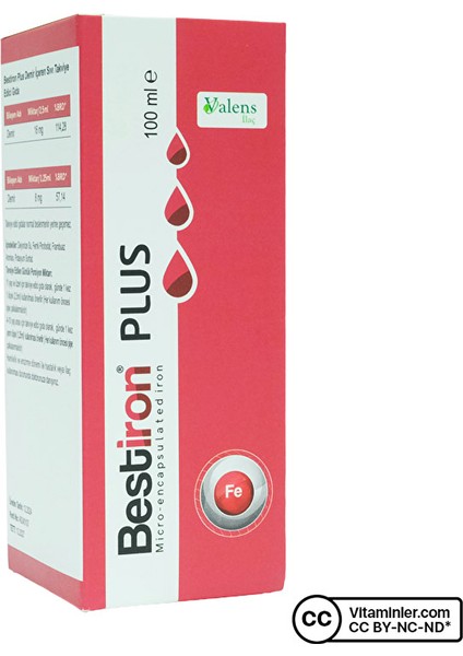 Bestiron Plus Demir Şurup 100 ml