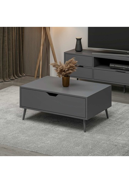 Elina Ayaklı Orta Sehpa - Antrasit/antrasit modelleri