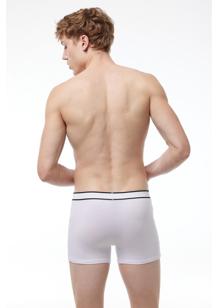 Erkek 5 Li Pamuk Elastan Boxer 5M075