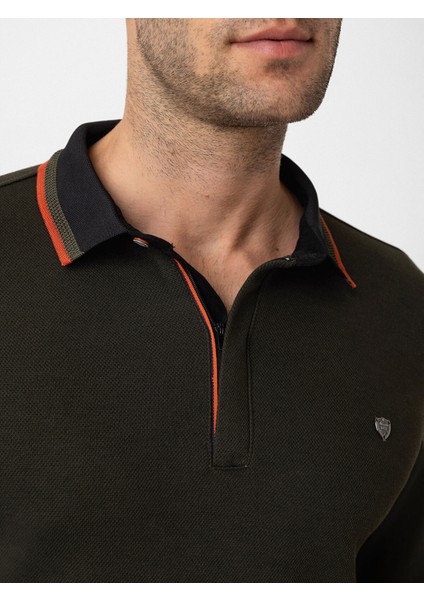 Yeni Sezon Polo Yaka Uzun Kollu Pike Erkek Tişört modelleri