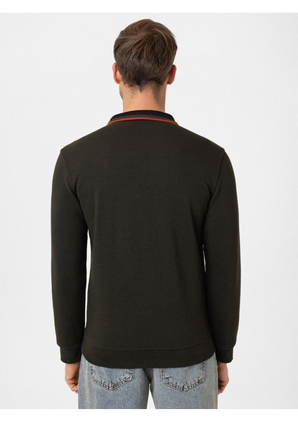 Yeni Sezon Polo Yaka Uzun Kollu Pike Erkek Tişört fırsatları