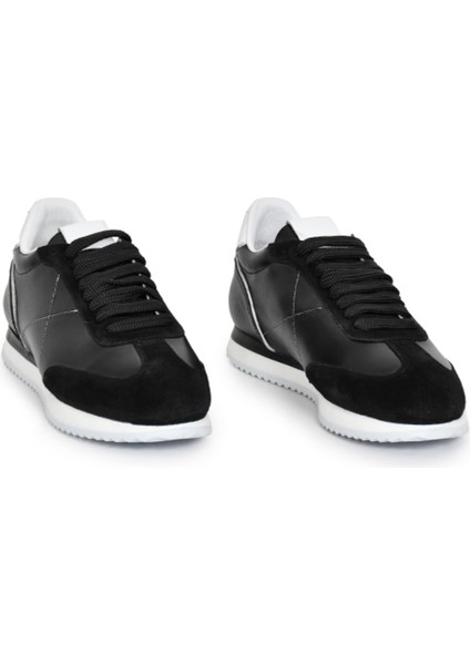 Hakiki Deri Siyah Erkek Sneaker - Eva Taban 0804 fırsatları