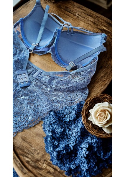 Kadın Dolgulu Destekli Balenli Sütyen Külot Takım modelleri