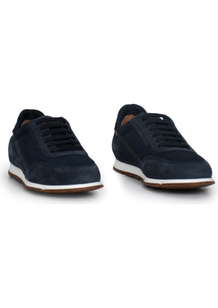 Hakiki Nubuk Deri/tekstil Lacivert Erkek Sneaker Ayakkabı - X241336 fiyatları
