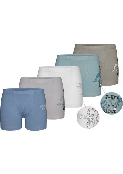 5'li Erkek Çocuk Boxer