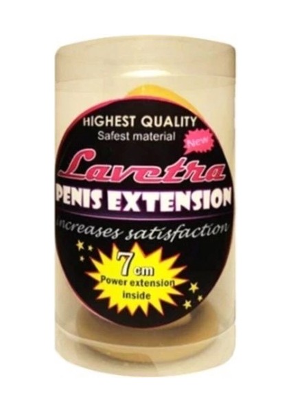 Lavetra 7 cm Uzatmalı Tırtıklı Condom