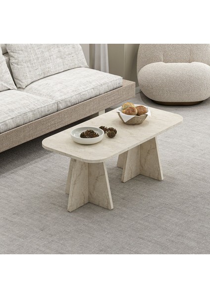 Mantar Orta Sehpa - Traverten fırsatları