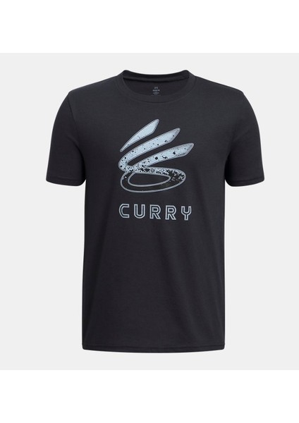 Erkek Çocuk Ua Curry Logo T-Shirt 1387102-002 fırsatları