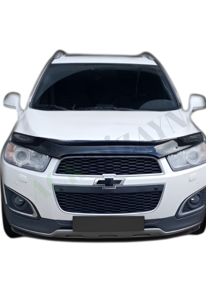 Chevrolet Captiva 2012+ Araca Özel Kaput Rüzgarlığı A+ Pianoblack