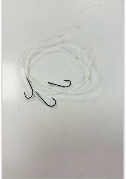 Üç Iğneli Yemli Dip Oltası, (5 Adet) Hazır Sinek Takım