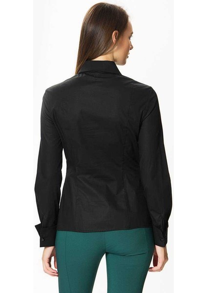 Ananas Figürlü Kadın Gömlek Siyah K1813175_001 indirimleri