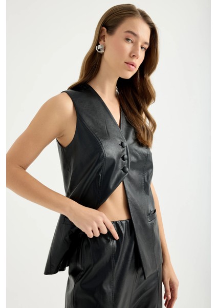 Suni Deri Yelek fırsatları