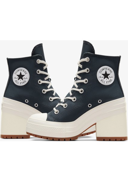 Chuck 70 De Luxe Heel Unisex Lacivert Platform Sneaker.002