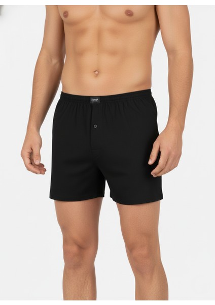 Boxer Şort %100 Pamuklu Cotton 3'lü Paket Düğmeli Rahat Model fiyatları