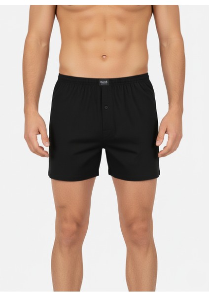 Boxer Şort %100 Pamuklu Cotton 3'lü Paket Düğmeli Rahat Model modelleri
