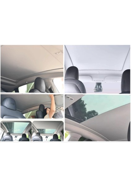 Tesla Model Y Için Uyumlu Elektrikli Tavan Perdesi