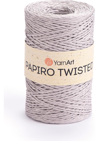 Papiro Twisted 100% Kağıt Raffia El Örgü Ipliği Rafya