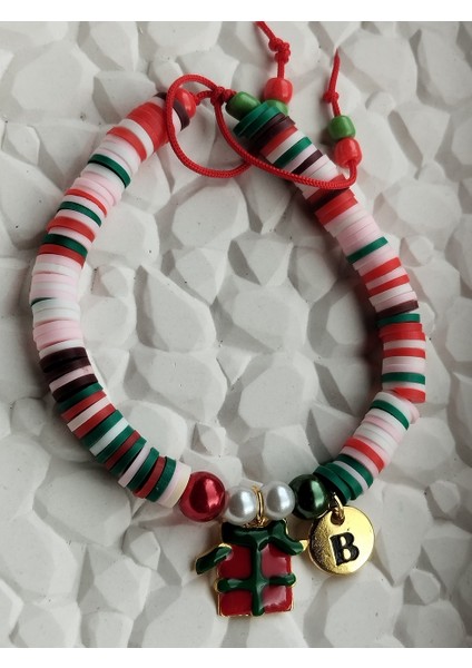 Yılbaşı Renkli Fimo, Hediye Paketi ve Harf Detaylı Bileklik fiyatları