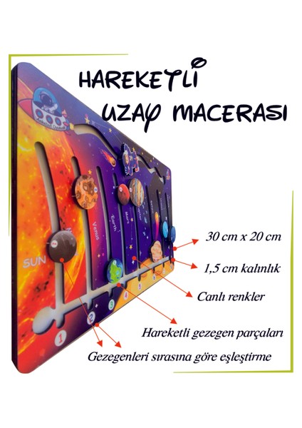 Ahşap Hareketli Uzay Macerası fiyatları
