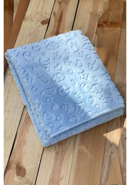 Dinarsu, Kutulu Kabartma Dokulu Bebek Battaniyesi 100x120