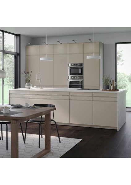 Metod Aspiratör Dolabı Upplöv Mat Koyu Bej 60 x 80 cm 2 Kapaklı fiyatları