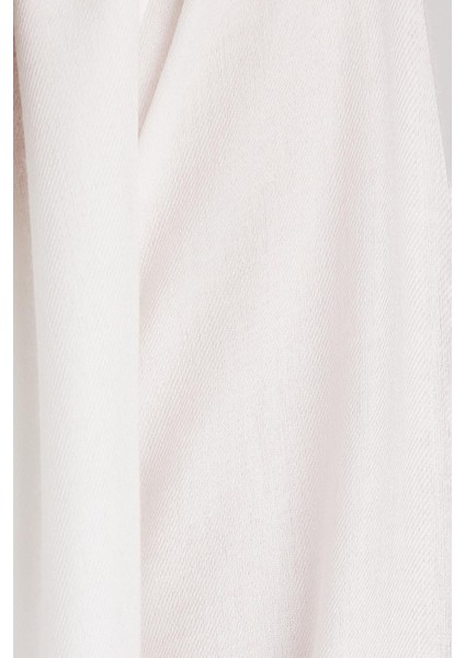 Kadın Slim Fit Düğmeli Yaka Kışlık Yün Viskon Düz Beyaz Gömlek indirimleri