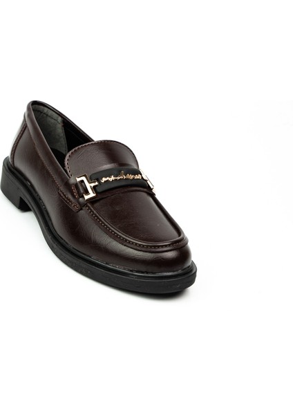 708 Moda Arena Kahverengi Kollej Günlük Kadın Ayakkabı