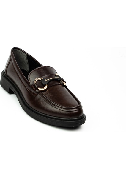 706 Moda Arena Kahverengi Kollej Günlük Kadın Ayakkabı