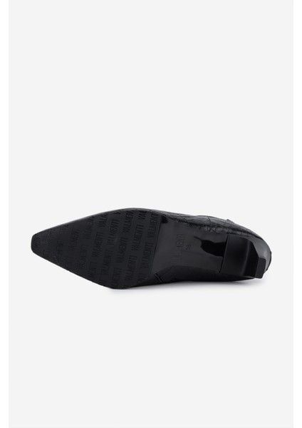 Kadın Hakiki Deri Siyah Kroko Klasik Bot 33 4005 Bn Bot SK25-26 Sıyah Kroko fırsatları