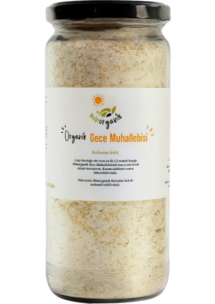 Organik Gece Muhallebisi (Bebek Muhallebisi)