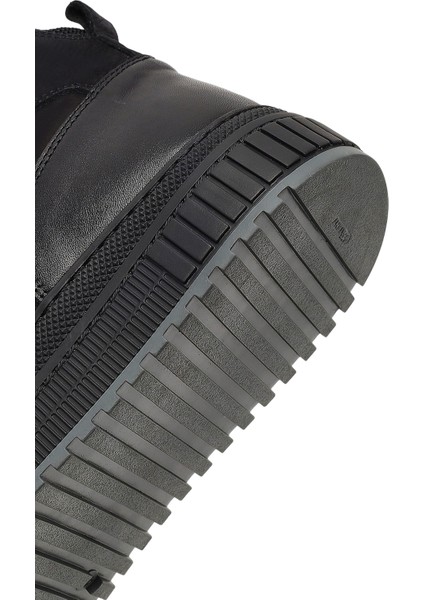 Erkek Siyah Bağcıklı Nubuk Deri Spor Bot 25WFD8300V3