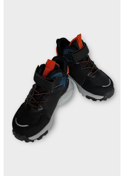 Cırtlı Soğuk Geçirmez Outdoor Çocuk Bot Siyah - Petrol fırsatları