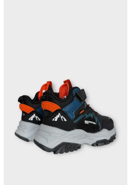 Cırtlı Soğuk Geçirmez Outdoor Çocuk Bot Siyah - Petrol indirimleri