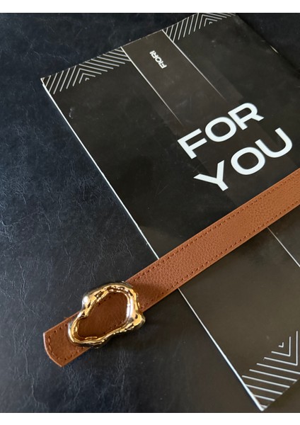 Tasarım Çubuk Toka Ince Kadın Kemeri, Ceket Kemeri, Gömlek Kemeri, Elbise Kemeri modelleri